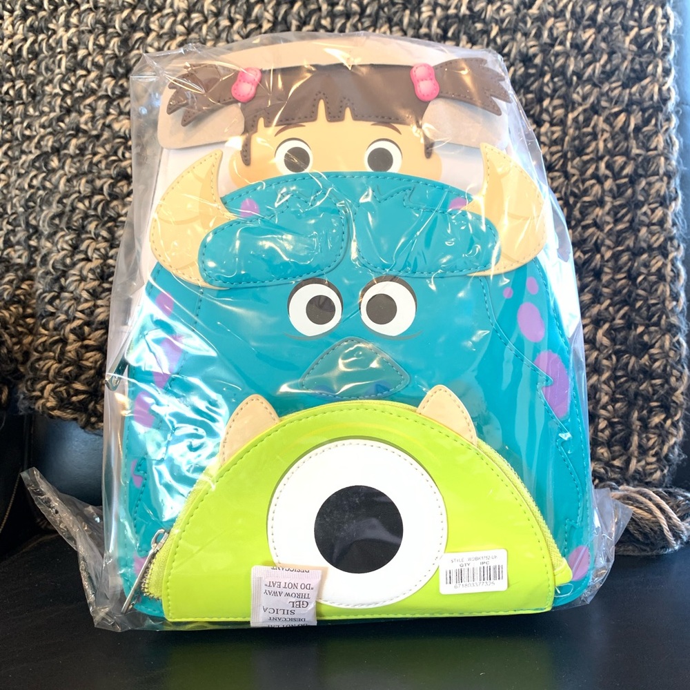 Loungefly Disney monsters Inc cosplay backpack bnwt